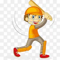 手绘卡通人物运动图案-空若网 手绘卡通人物运动图案-空若网