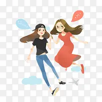 卡通女孩-空若网 卡通女孩-空若网