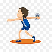 卡通手绘运动男孩-空若网 卡通手绘运动男孩-空若网