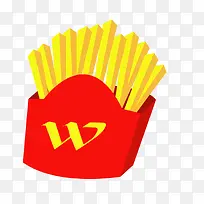 卡通薯条食物-空若网 卡通薯条食物-空若网