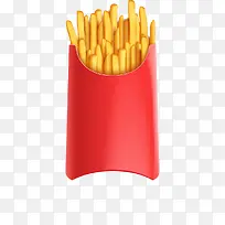 手绘卡通薯条食物-空若网 手绘卡通薯条食物-空若网