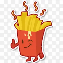 卡通矢量快餐食物-空若网 卡通矢量快餐食物-空若网