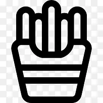 炸薯条图标-空若网 炸薯条图标-空若网