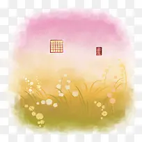 手绘梦幻韩国卡通插画-空若网 手绘梦幻韩国卡通插画-空若网