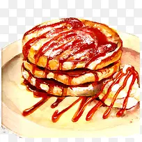 美食水彩画-空若网 美食水彩画-空若网