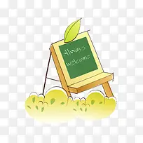 可爱卡通手绘黑板-空若网 可爱卡通手绘黑板-空若网