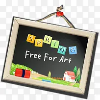 小黑板卡通创意-空若网 小黑板卡通创意-空若网