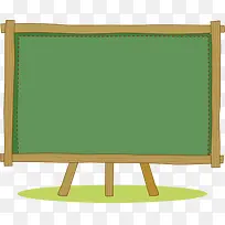 手绘卡通黑板草地-空若网 手绘卡通黑板草地-空若网