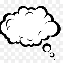卡通云朵对话框-空若网 卡通云朵对话框-空若网