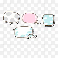 可爱卡通对话框-空若网 可爱卡通对话框-空若网