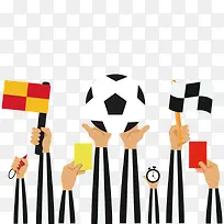 扁平化足球元素-空若网 扁平化足球元素-空若网