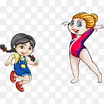 卡通手绘人-空若网 卡通手绘人-空若网