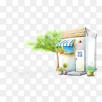 手绘建筑-空若网 手绘建筑-空若网