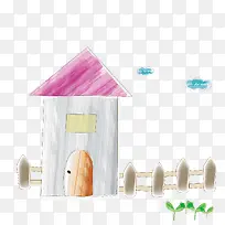 手绘卡通房屋-空若网 手绘卡通房屋-空若网