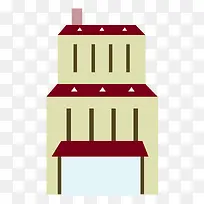 扁平化大厦素材-空若网 扁平化大厦素材-空若网