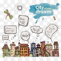 手绘城市-空若网 手绘城市-空若网