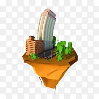 Q版高楼大厦设计-空若网 Q版高楼大厦设计-空若网