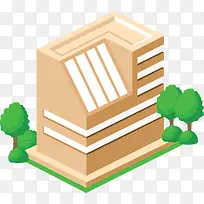 城市大厦矢量素材-空若网 城市大厦矢量素材-空若网