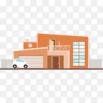 矢量手绘扁平化建筑-空若网 矢量手绘扁平化建筑-空若网