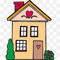 卡通房屋矢量-空若网 卡通房屋矢量-空若网
