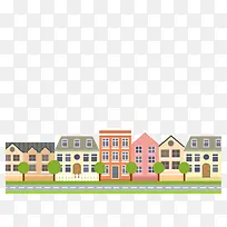 手绘卡通城市-空若网 手绘卡通城市-空若网