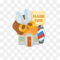 卡通房屋矢量图-空若网 卡通房屋矢量图-空若网