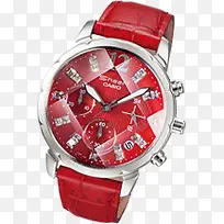 红色时尚新款女式手表-空若网 红色时尚新款女式手表-空若网