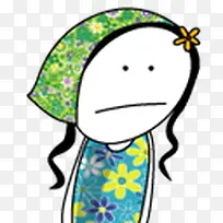 卡通女孩-空若网 卡通女孩-空若网