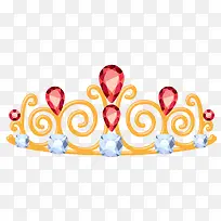 红色宝石头冠-空若网 红色宝石头冠-空若网