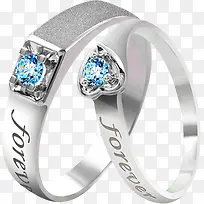 创意合成蓝色宝石情人节礼物-空若网 创意合成蓝色宝石情人节礼物-空若网