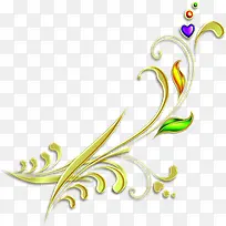 黄色藤蔓宝石花纹中秋-空若网 黄色藤蔓宝石花纹中秋-空若网