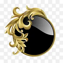 黑色宝石金属花纹图片-空若网 黑色宝石金属花纹图片-空若网