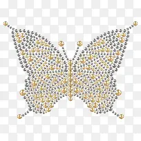 蝴蝶金色钻首饰-空若网 蝴蝶金色钻首饰-空若网