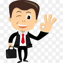 卡通可爱职场男士-空若网 卡通可爱职场男士-空若网