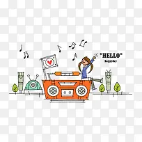 卡通儿童插画-空若网 卡通儿童插画-空若网