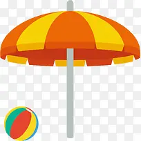 太阳伞png矢量素材-空若网 太阳伞png矢量素材-空若网