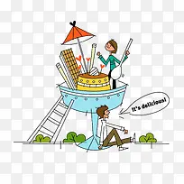 卡通儿童插画-空若网 卡通儿童插画-空若网