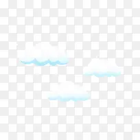 浅色白云矢量素材-空若网 浅色白云矢量素材-空若网