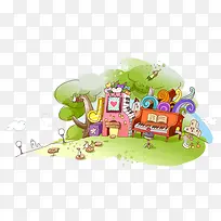 �ֻ��ͯ���ɲ廭-������