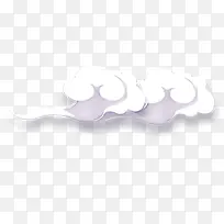 白色手绘白云云层-空若网 白色手绘白云云层-空若网