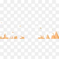 卡通扁平化白云山峰-空若网 卡通扁平化白云山峰-空若网