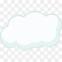 手绘白色梦幻插画白云-空若网 手绘白色梦幻插画白云-空若网