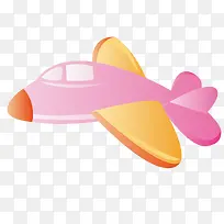 红色卡通飞机模型-空若网 红色卡通飞机模型-空若网