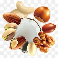 坚果图案 食物 装饰图-空若网 坚果图案 食物 装饰图-空若网