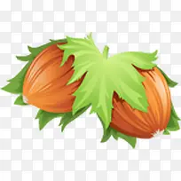 手绘卡通坚果创意-空若网 手绘卡通坚果创意-空若网