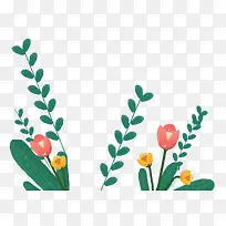 卡通手绘绿色小草-空若网 卡通手绘绿色小草-空若网