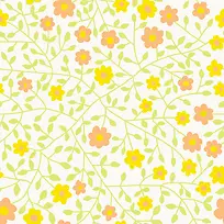 花朵 卡通 黄色 可爱-空若网 花朵 卡通 黄色 可爱-空若网