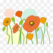 卡通手绘花-空若网 卡通手绘花-空若网