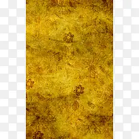 黄色复古植物背景-空若网 黄色复古植物背景-空若网