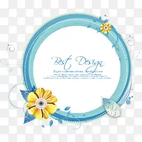 蓝色圆形边框-空若网 蓝色圆形边框-空若网